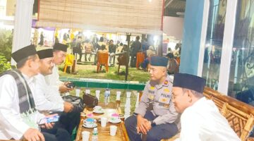 Pastikan Haul Aman, Kapolsek Sabak Auh Turun ke Lapangan